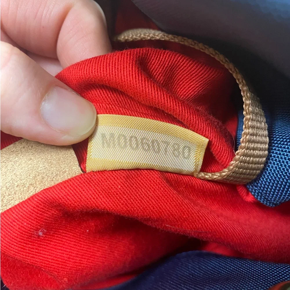 Dooney & Bourke Canvas Drawstring Bucket Bag Color Navy - Picture 7 of 12